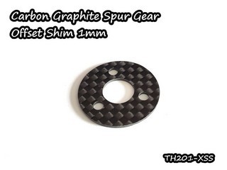 Vigor TH201-ZSS - Carbon Graphite Spur Gear Offset Shim 1mm