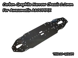 Vigor TH210-W22M - Awesomatix A800MMX Carbon Graphite "Narrow" Chassis 2.2mm