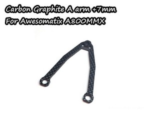 Vigor TH211-WA07 - Carbon Graphite A arm +7mm for Awesomatix A800MMX