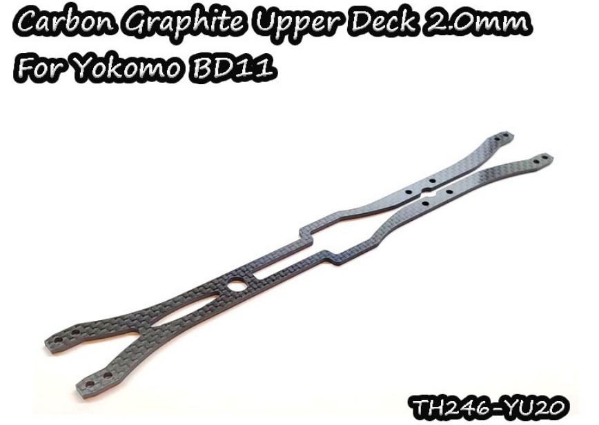 Vigor TH246-YU20 - Carbon Graphite Upper Deck 2.0mm For Yokomo BD11