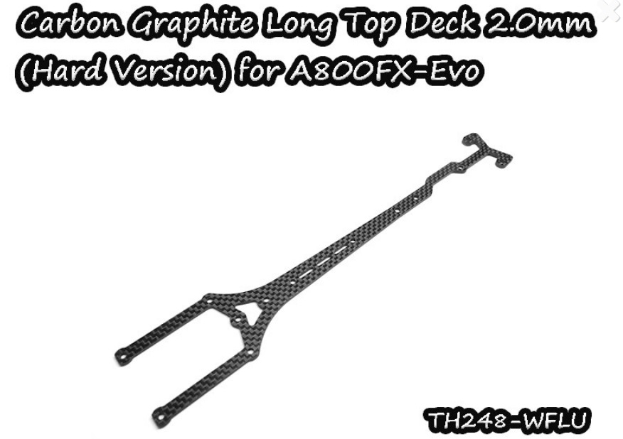 Vigor TH248-WFLU - 2.0mm Carbon Topdeck (Long) for Awesomatix A800FX Evo
