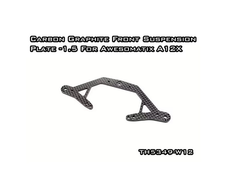 Vigor TH5349-W12 - Carbon Front Suspension Plate -1,5 for Awesomatix A12X