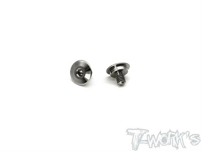 T-Works TP-132-C - 64 Titanium Upper Deck Screw for Mugen MTC2 (2pcs)