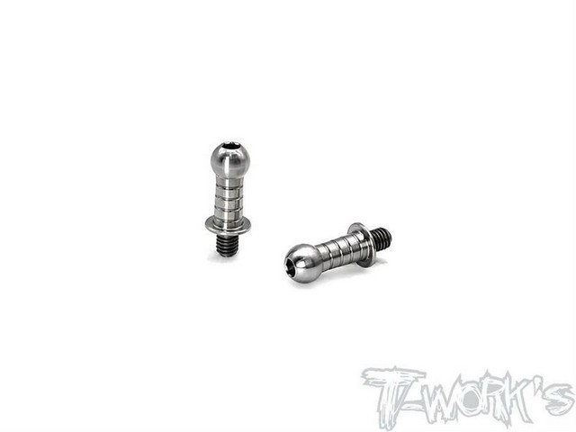 T-Works TP-132-D - 64 Titanium Antiroll bar Ball for Mugen MTC2 (2pcs)