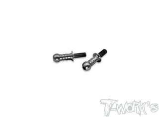 T-Work's TP-132-E 64 Titanium Antiroll Bar Ball L ( For Mugen MTC2 ) 2pcs