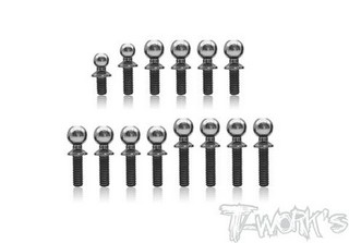 T-Work's TP-134 64 Titanium Ball End set ( For Team Associated RC10 B6.3 ) - Clicca l'immagine per chiudere