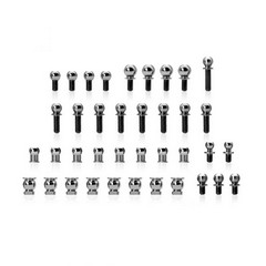 T-Work's TP-137 - 64 Titanium Ball End set (For Xray X4)