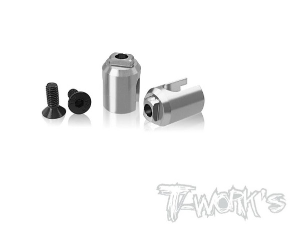 T-Work's TP-179-A800R - Titanium Solid Axle Outdrives for Awesomatix A800R/MMX with BB Driveshafts