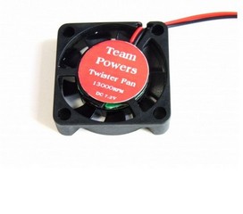 Team Powers Twister Fan 25x25x10 13000rpm 7.2V - with plug