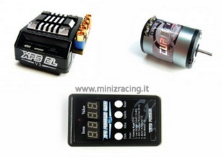 Team Powers XPS EL Speed Control V2 (45A) + Cup Racer Sensored Brushless motor 13.5T+ LED Card
