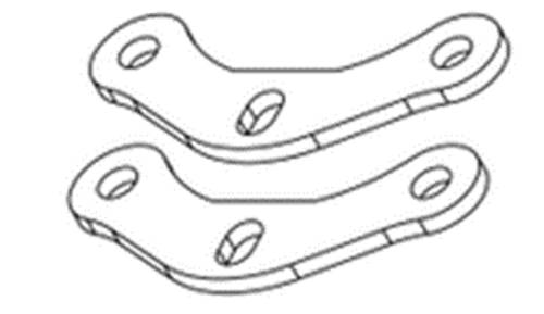 Turbo Racing 760009 - Rocker Arm (2 Pcs)