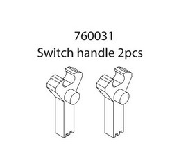 Turbo Racing 760031 - Switch handle (2 pcs)