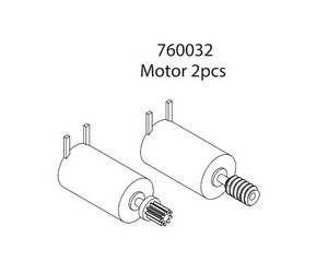 Turbo Racing 760032 - Motor (2 pcs)