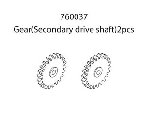 Turbo Racing 760037 - Gear (Secondary drive shaft) (2 pcs)