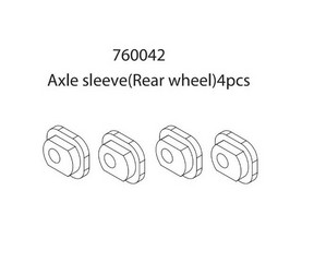 Turbo Racing 760042 - Axle Sleeve (Rear Wheel) 4pcs