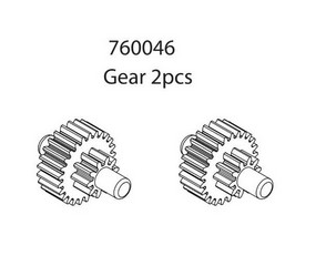 Turbo Racing 760046 - Gear (2 Pcs)