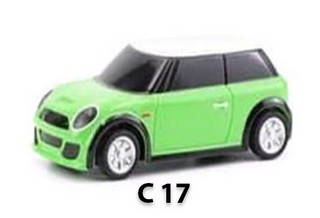Turbo Racing C17 - RTR Mini RC car 1/76 (Mint Green)