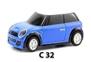Turbo Racing C32 - RTR Mini RC car 1/76 (Blue)