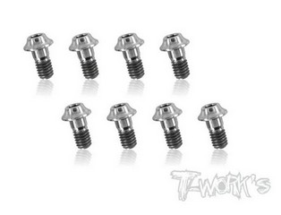 T-Work's TSS-308HU - 3mm x 8mm Hex. Socket Head Half Thread Screws (8pcs)