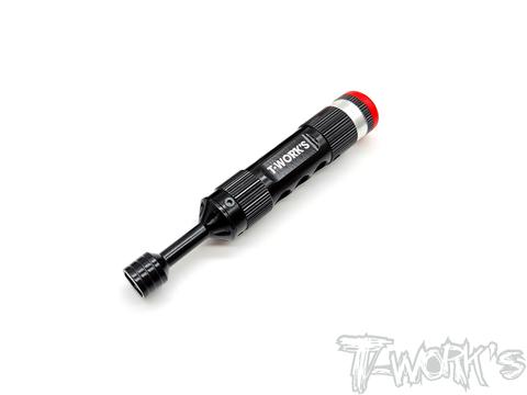 T-Work's TT-060-MTC2 Hard Coated 7075-T6 Mugen MTC2 Lower Arm Pivot Insert Nut Driver