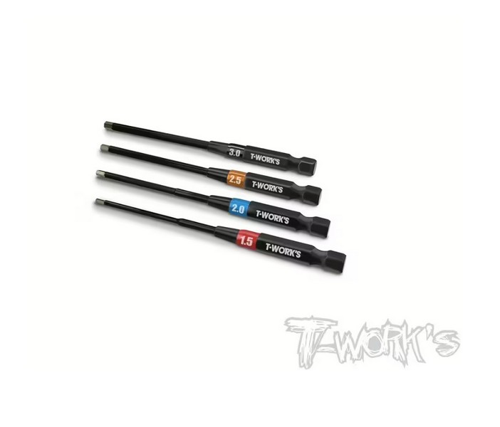 T-Works TT-079-V2 - Power Tool Hex Tips (1.5, 2.9, 2.5, 3.0mm)