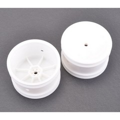 Schumacher U4366 - 1:10 Offroad Rear 2WD and 4WD Flexlite Rims - 12mm Hexagon - White (2)
