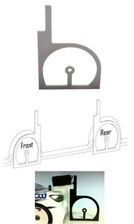 Schumacher Touring Car Wheel Arch Cutting Jig - Clicca l'immagine per chiudere