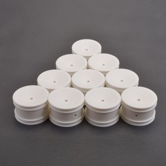 Schumacher U7469 - 1:10 Offroad Rear Rims 2WD and 4WD - 12mm Hexagon - White - (5 Pairs)