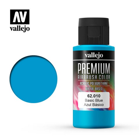 Vallejo VA62.010 - Premium RC - Basic Blue (60ml Bottle)