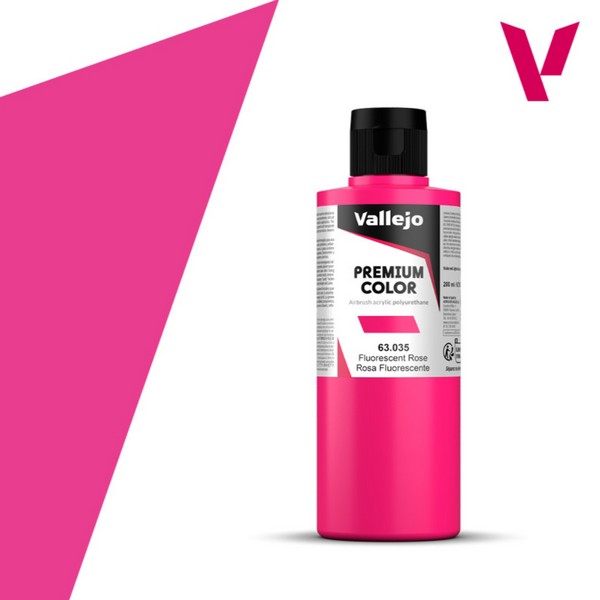Vallejo VA63.035 - Premium RC - Rose Fluo (200ml Bottle)