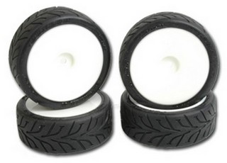 Schumacher Treno di Gomme Shimizu D01J (Bagnato) (4 pz)