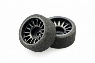 X-Power 11mm Rear Very Soft Foam Tire Mounted W/ Fiber-Reinforced Plastic Wheel 0 Offset 2pcs