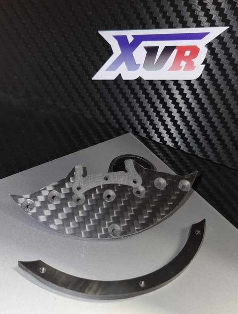 STICKYGO - XVR-GT-Giulia - Carbon Body Bumper for 102mm (Weights not Included)