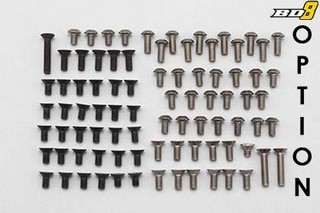 Yokomo BD8 Titanium/Steel Screw Set (80pcs)