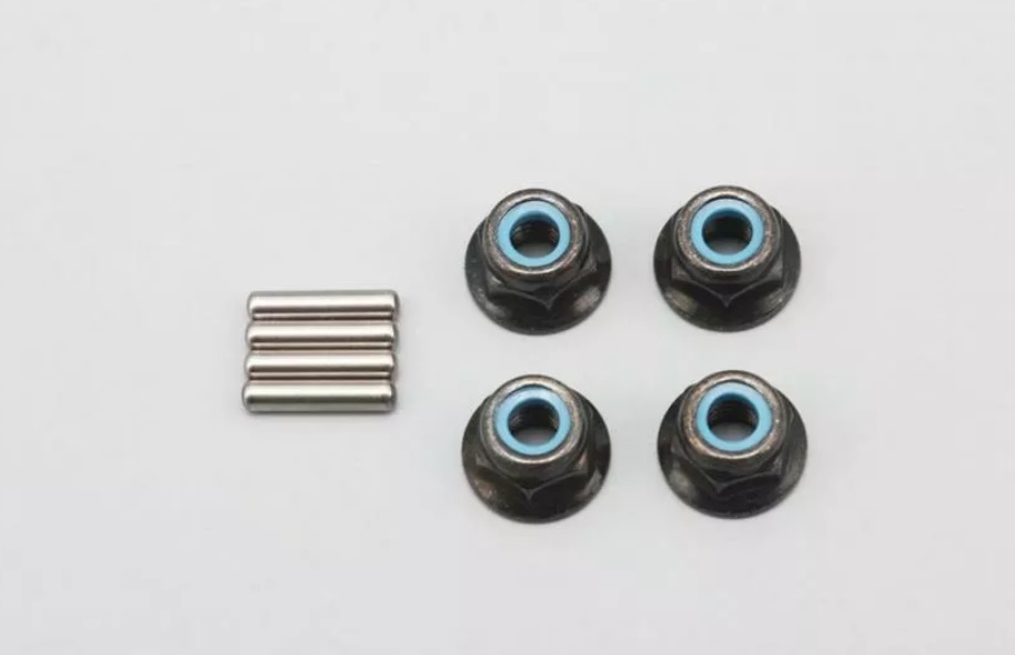 Yokomo SD-011A - Wheel Hub Pin & Nut