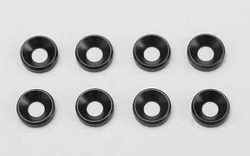 Yokomo Aluminum M3 Countersunk Washer (8pcs)