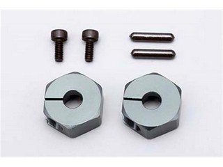 Yokomo Clamp Wheel Hub - Gun Metal
