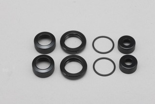 Yokomo SLF O-ring Cap / AJ nut / Shock Cap Nut (BK)