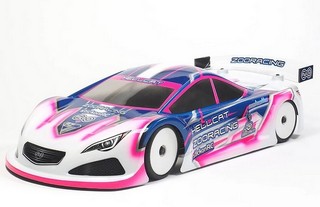 ZooRacing ZR-0006-05 - HellCat 1:10 Touring Car Clear Body - 0.5mm LIGHTWEIGHT