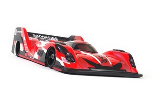 ZooRacing ZR-0013-04 - DRAKSTER - 1:12 LMP PanCar Body - 0.4mm