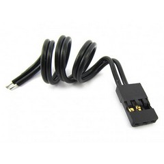Zeppin Racing Servo Connector with Black Flex Wire 170mm for Fan