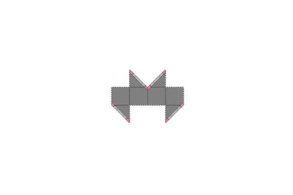 Kyosho 87053-03B - Mini-Z Grand Prix Circuit50 Corner Set 45 Degre (12pcs)